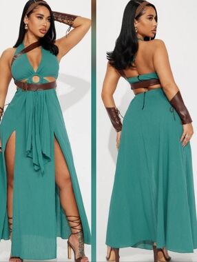 Warrior Princess 4 Piece Costume Set
